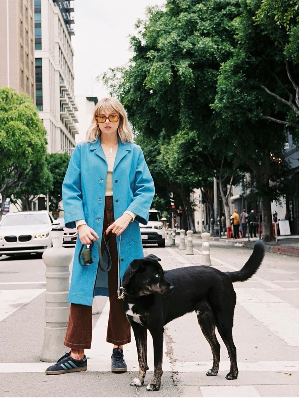 Lykke Wullf Sky Blue Denim Trenchcoat
